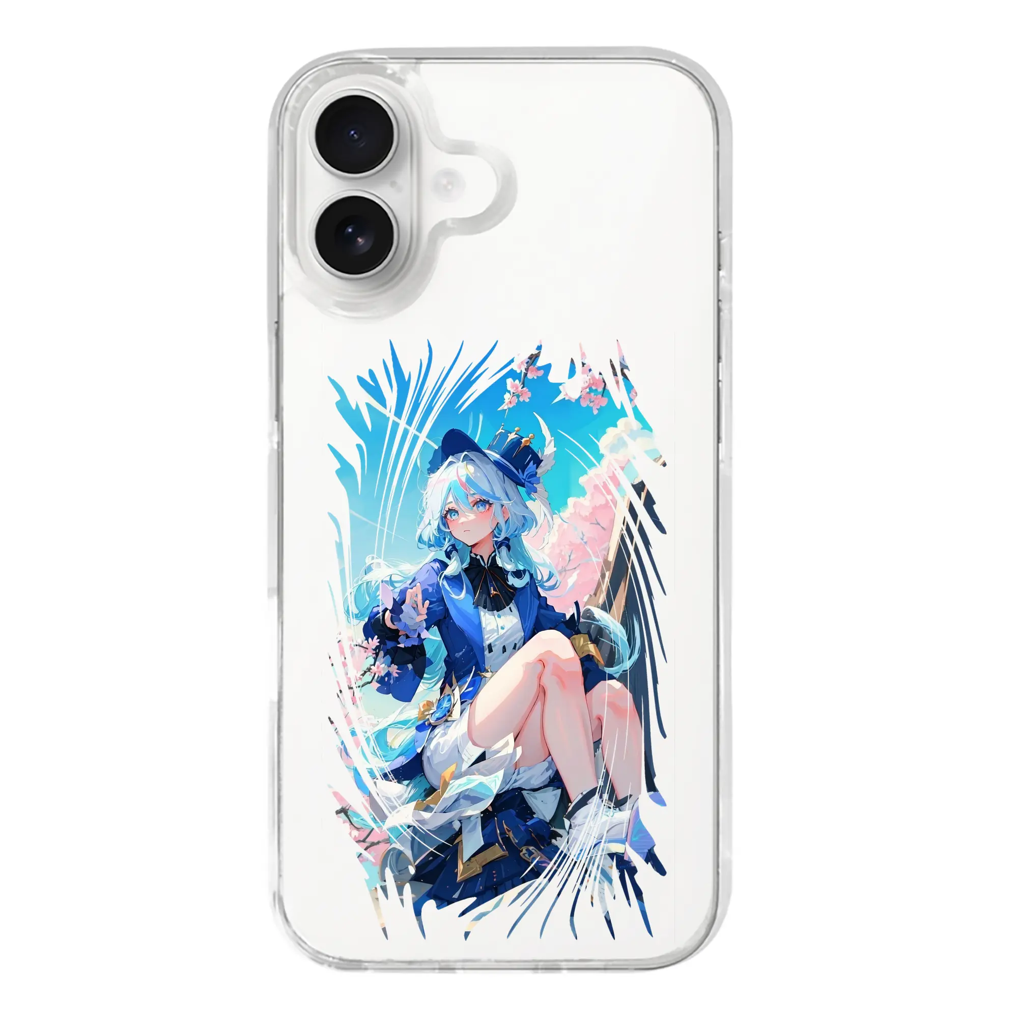 原 神 グッズ フリーナ - iPhone 17シリーズ 透明スマホケース – 薄型・耐衝撃・精密フィット保護カバー